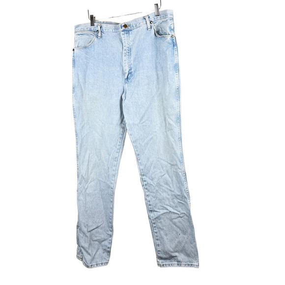 Vintage Wrangler Jeans Mens Light Wash Size 40 - Picture 1 of 9